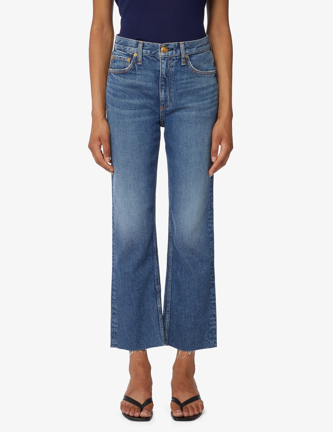 

Джинсы Harlow средней посадки Rag & Bone, синий