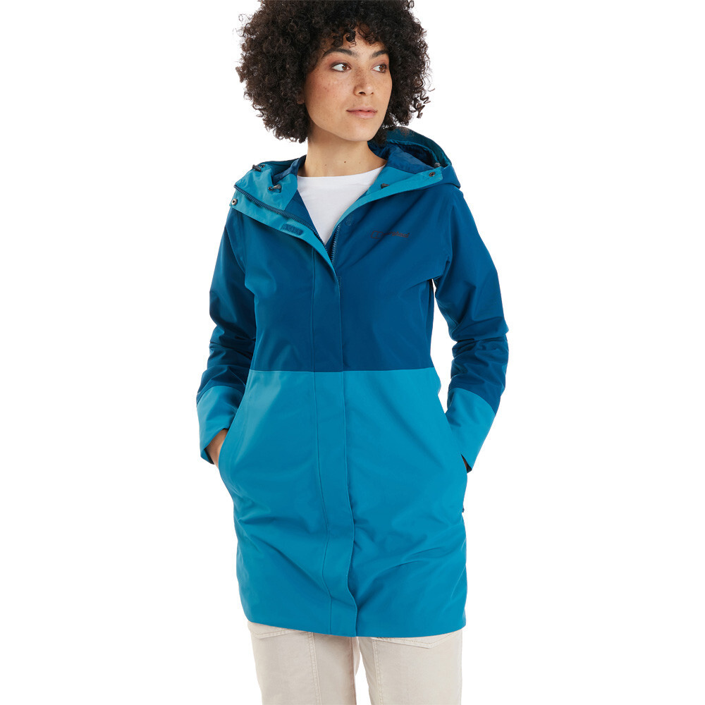

Куртка Berghaus Omeara Long Waterproof, синий