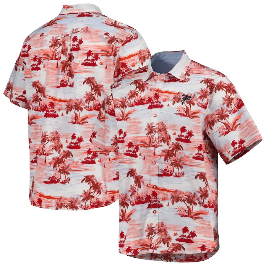 

Рубашка Tommy Bahama Atlanta Falcons, красный