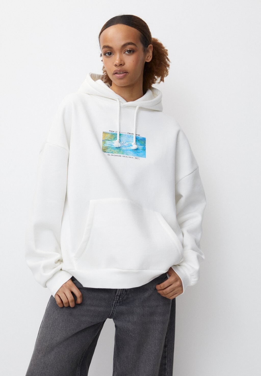 

Толстовка Monet PULL&BEAR, белый