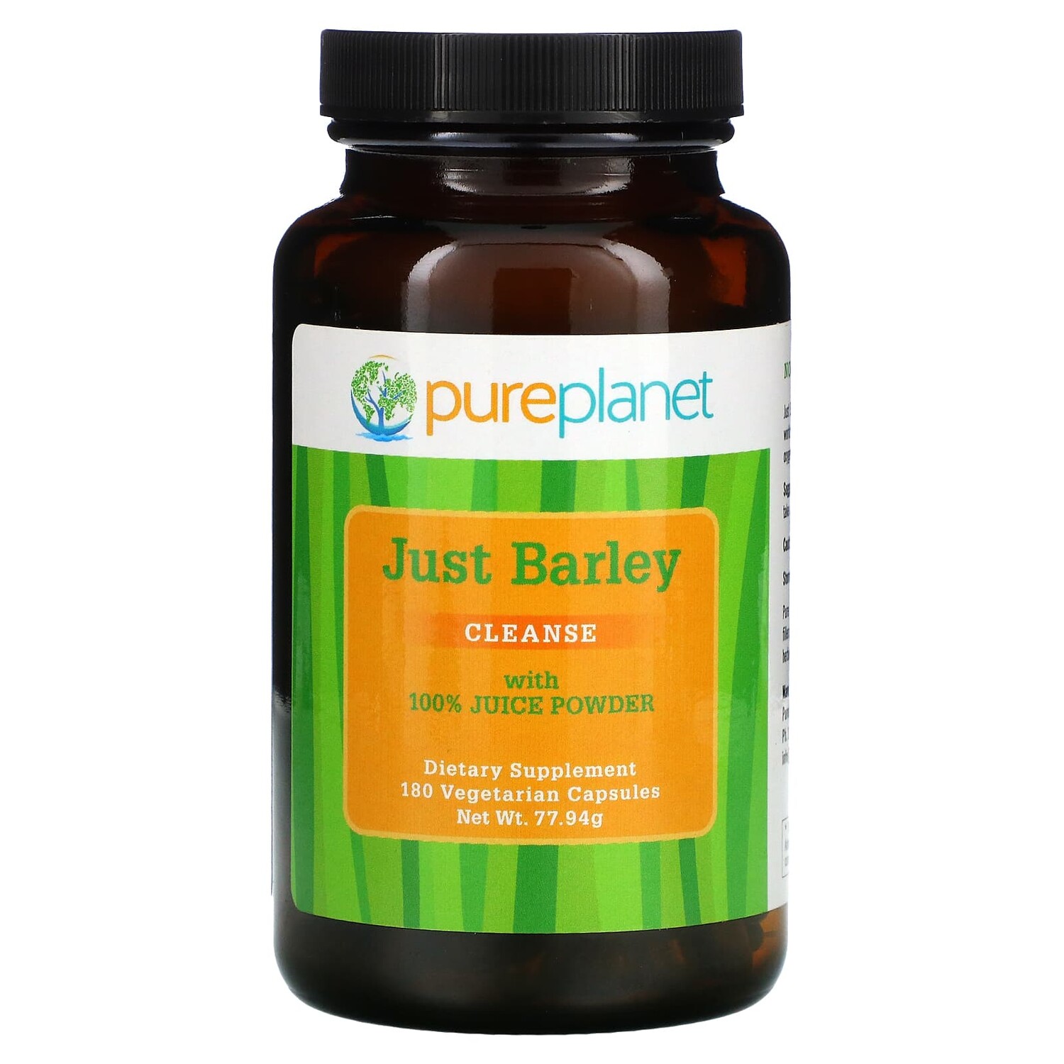 

Just Barley, 180 вегетарианских капсул, Pure Planet