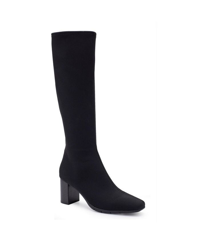 

Женские высокие ботинки Micah Aerosoles, цвет Black Fabric - Stretch Gabardine