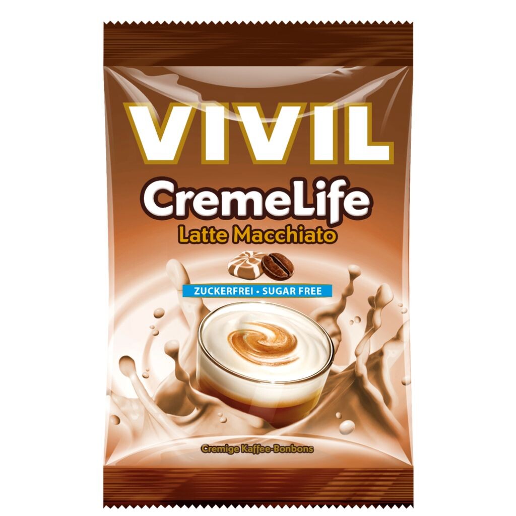 

Леденцы Vivil Creme Life Latte Macchiato без сахара 110г