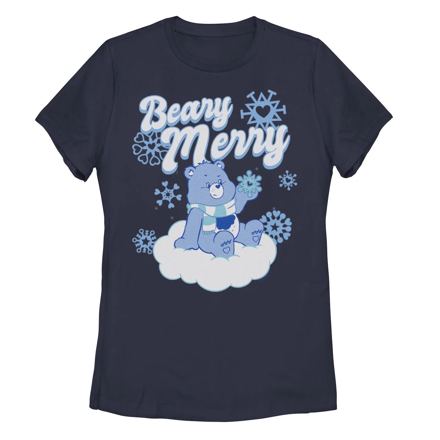 Рождественская футболка «Снежное облако» для юниоров Care Bear Grumpy «Beary Merry» Licensed Character merry bear классик sysa 0221167