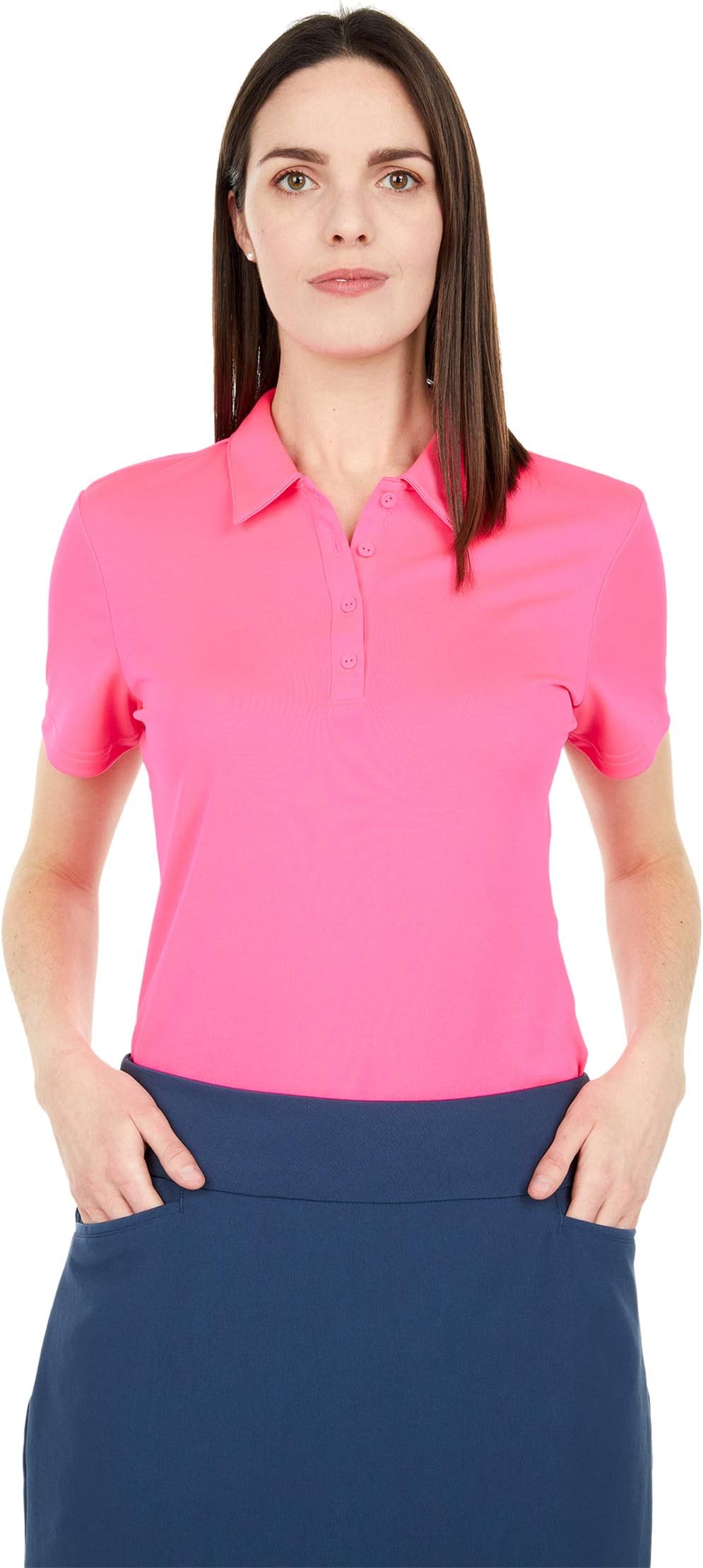 Рубашка поло Tournament Primegreen adidas, розовый