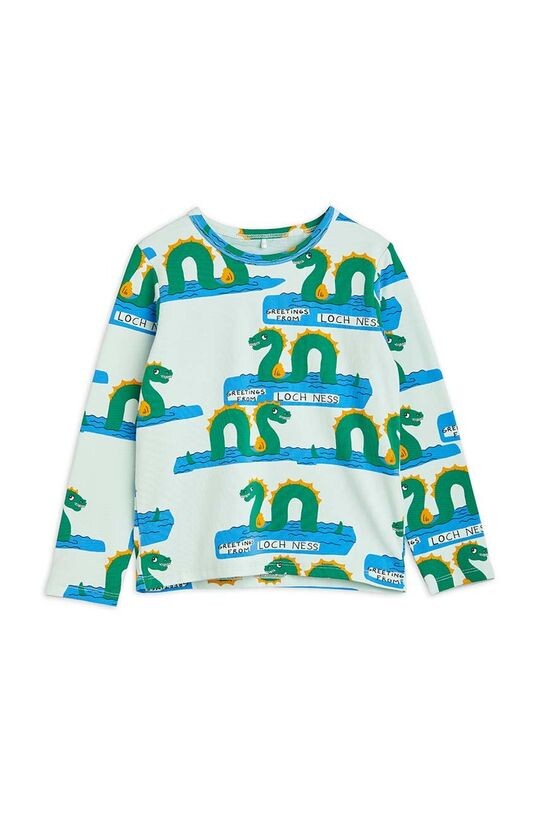 

Детский лонгслив Mini Rodini, зеленый