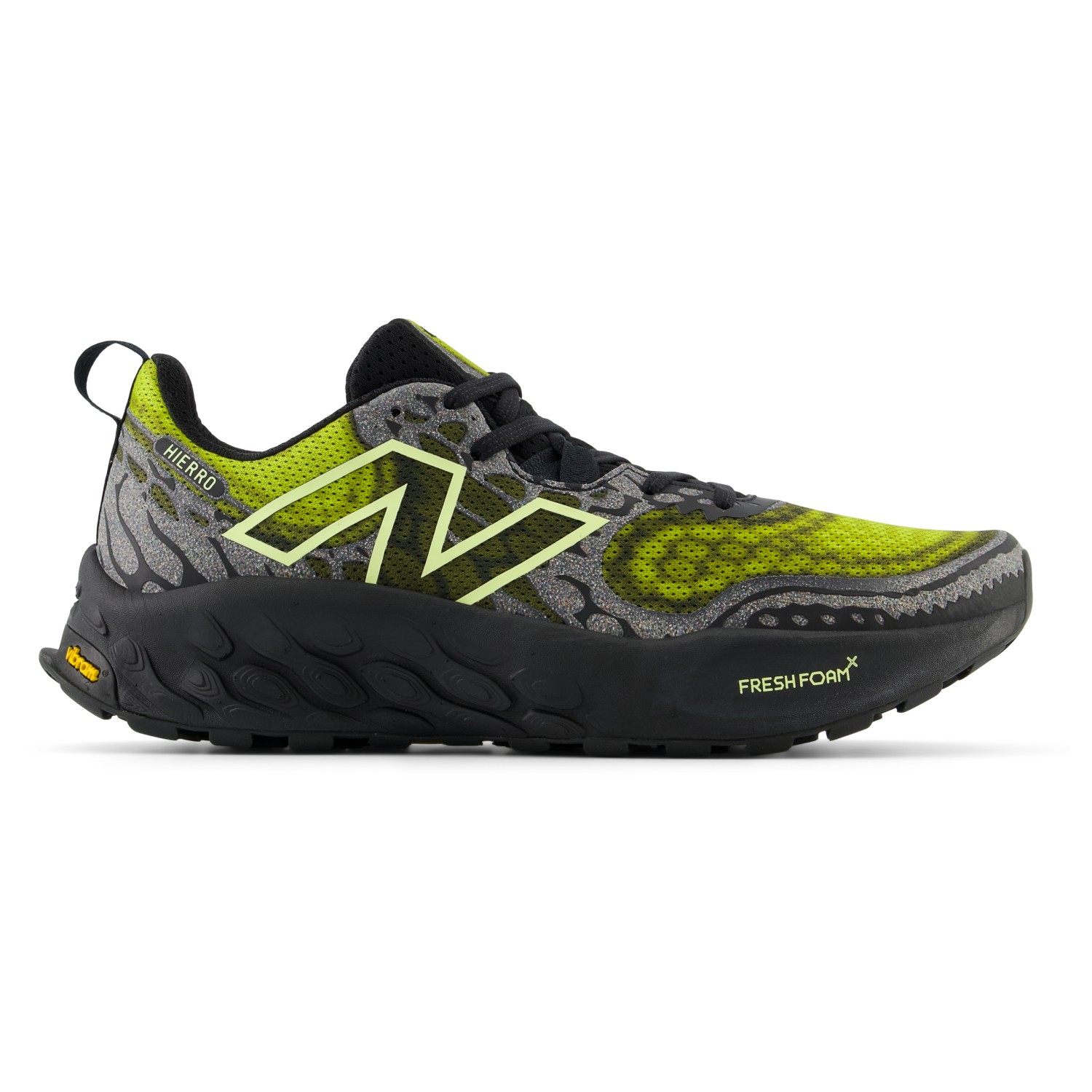 Кроссовки для бега по пересеченной местности New Balance Fresh Foam X Hierro V8, цвет Black/Yellow цена и фото
