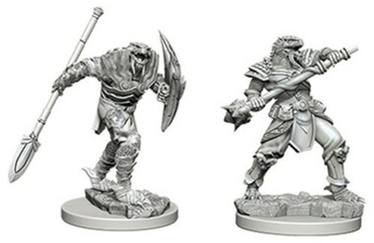 

Миниатюра Dungeons & Dragons: Nolzur's Marvelous Unpainted Miniatures: Dragonborn Male Fighter w/ Spear