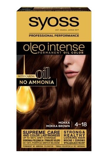 

Syoss Oleo 4-18 краска для волос, 1 шт.