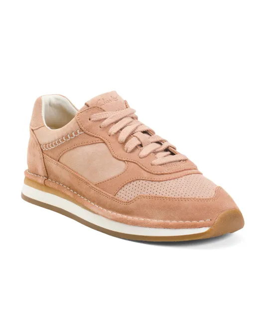 

Замшевые кроссовки Craftrun Tor Clarks, бежевый