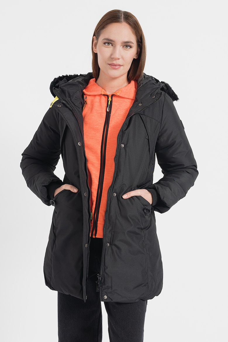 цена Зимняя куртка Cherifana с капюшоном и эко-пухом Anapurna, черный