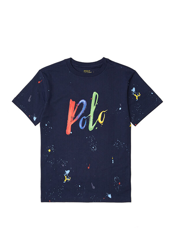 

Темно-синяя футболка с логотипом для мальчика Polo Ralph Lauren