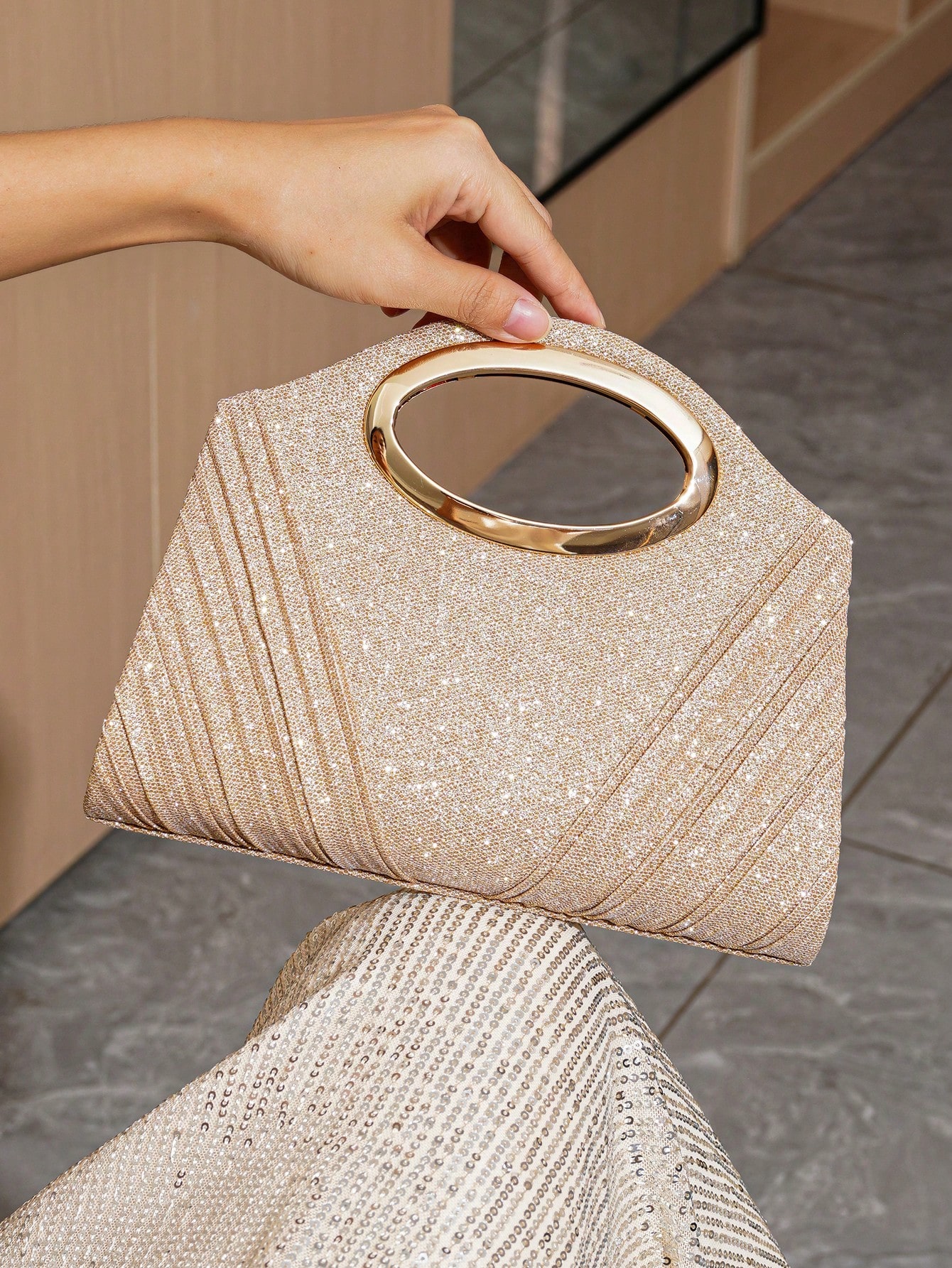 Вечерняя сумка, шампанское la festin 2022 новые женские сумки модная сумка через плечо женская сумка через плечо сумка с цепочкой