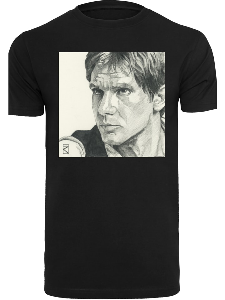 

Футболка F4NT4STIC Star Wars Han Solo Drawing, черный