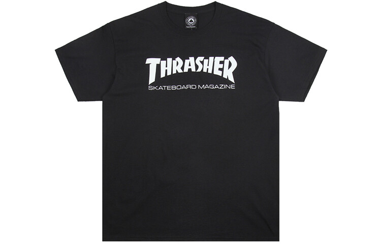 

Футболка с принтом Thrasher унисекс, черная