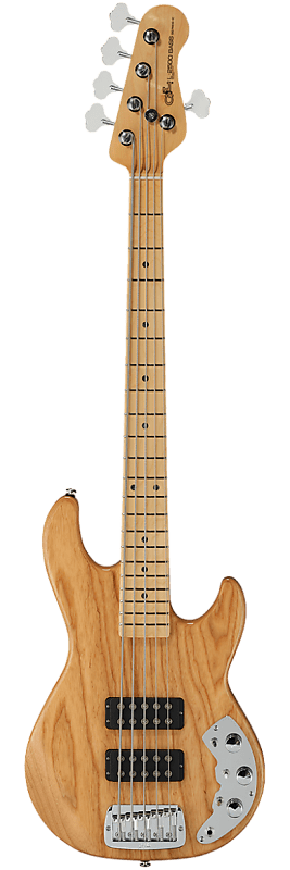 Басс гитара G&L CLF Research L2500 Bass with Maple Fingerboard 2022 Natural Ash бас гитара g