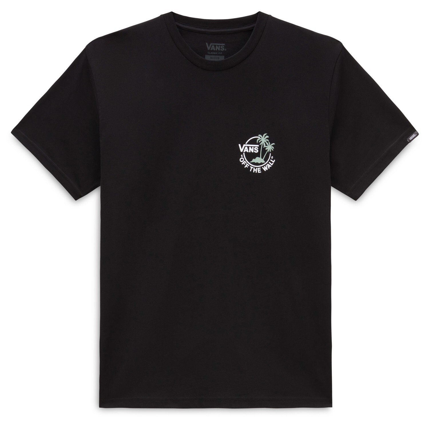 

Футболка Vans Classic Mini Dual Palm II S/S, цвет Black/Iceberg Green