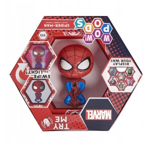 цена Коллекционная фигурка Человека-паука, светящаяся WOW PODS Spider-Man