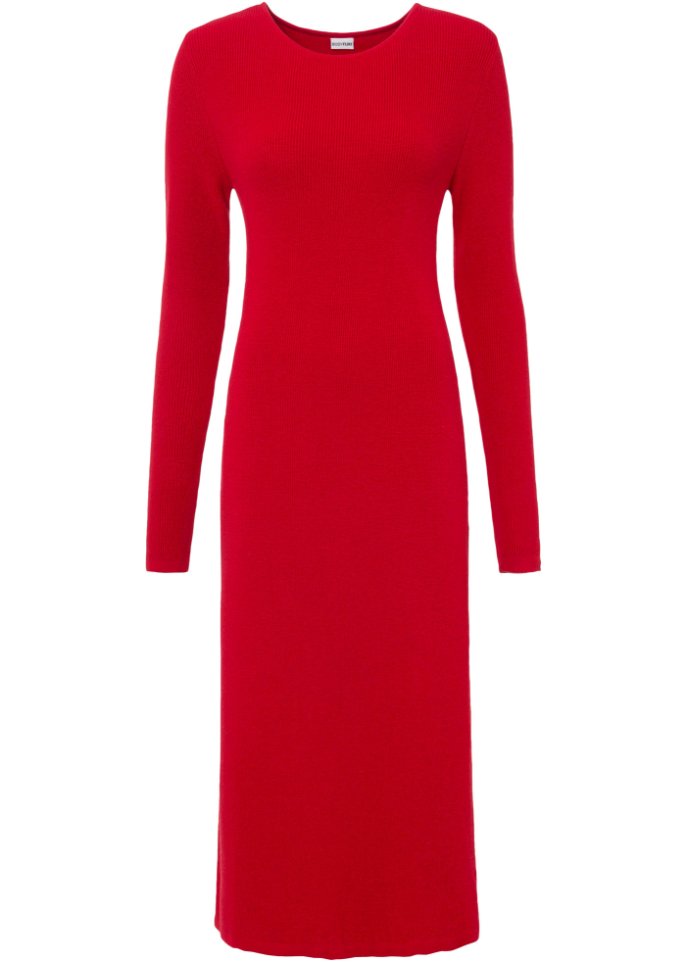 Трикотажное платье Bodyflirt, красный