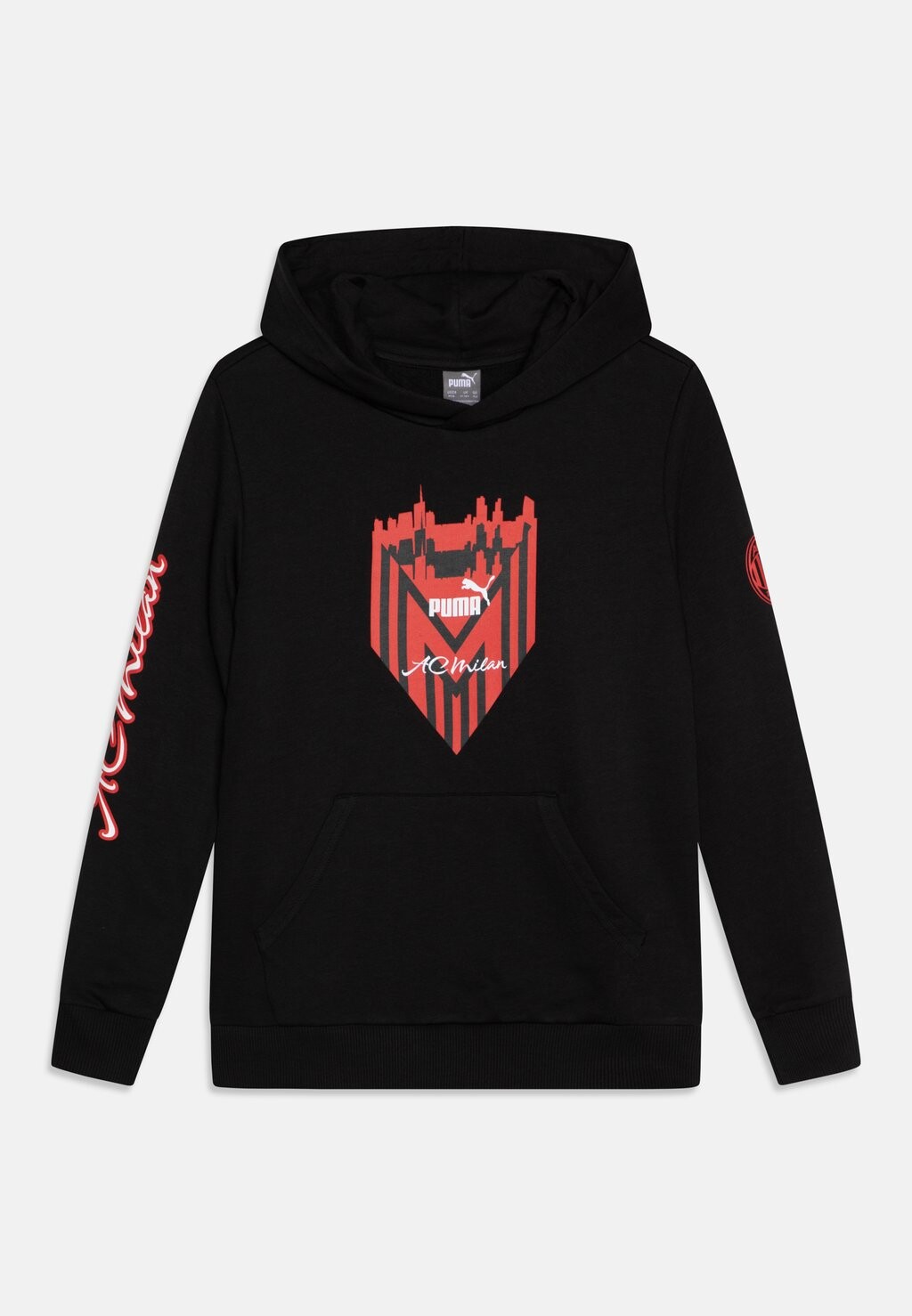 

Толстовка с капюшоном Ac Milan Ftblicons Hoody Jr Unisex Puma, черный