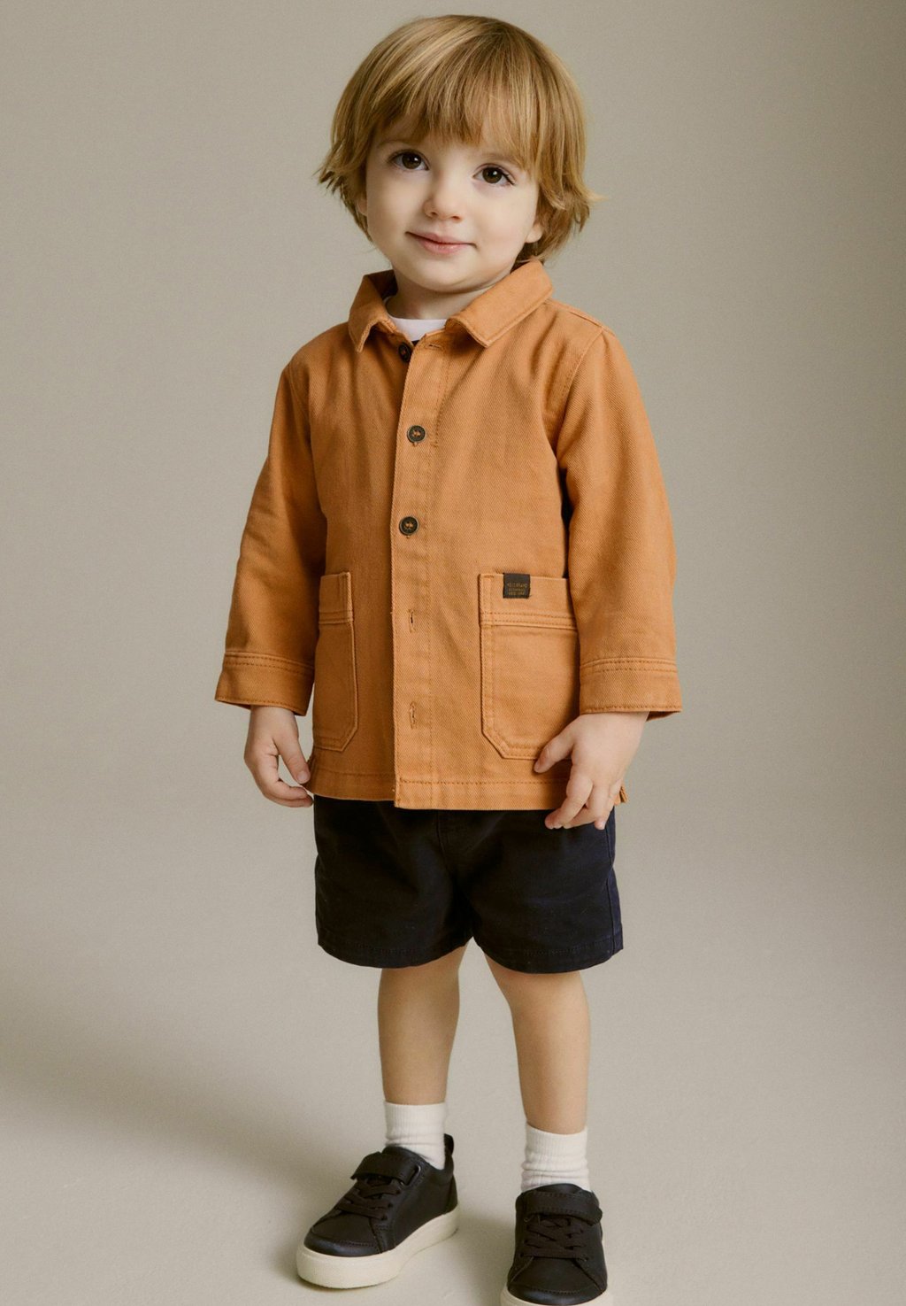 Джинсовая куртка SET-REGULAR FIT Next, цвет orange