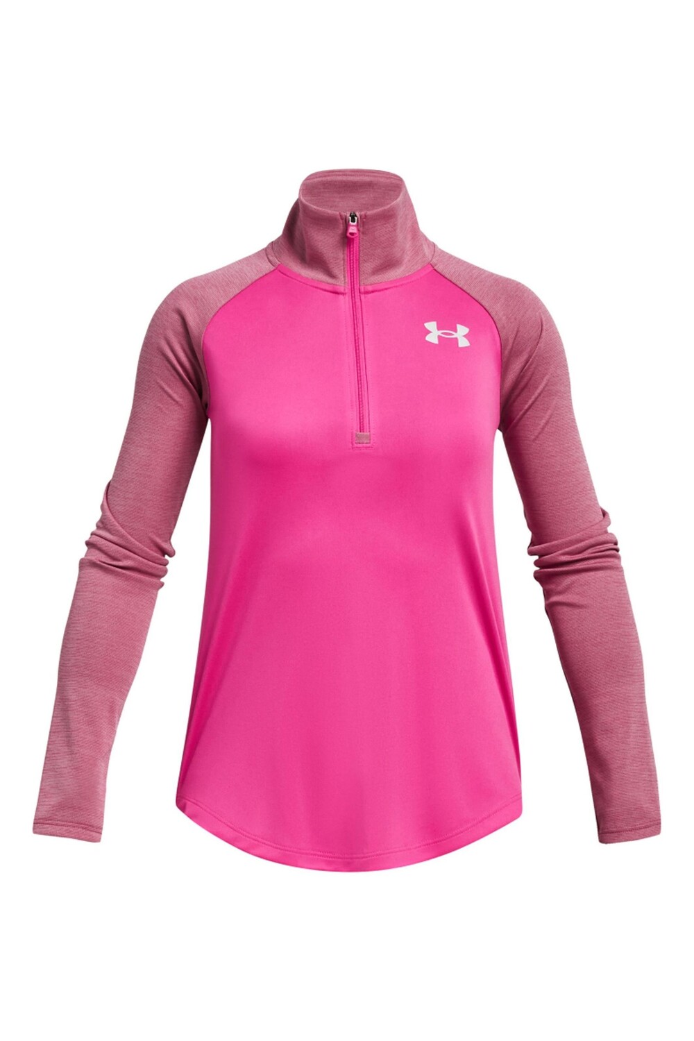 

Толстовка Tech с молнией 1/2 и графическим принтом Under Armour, розовый