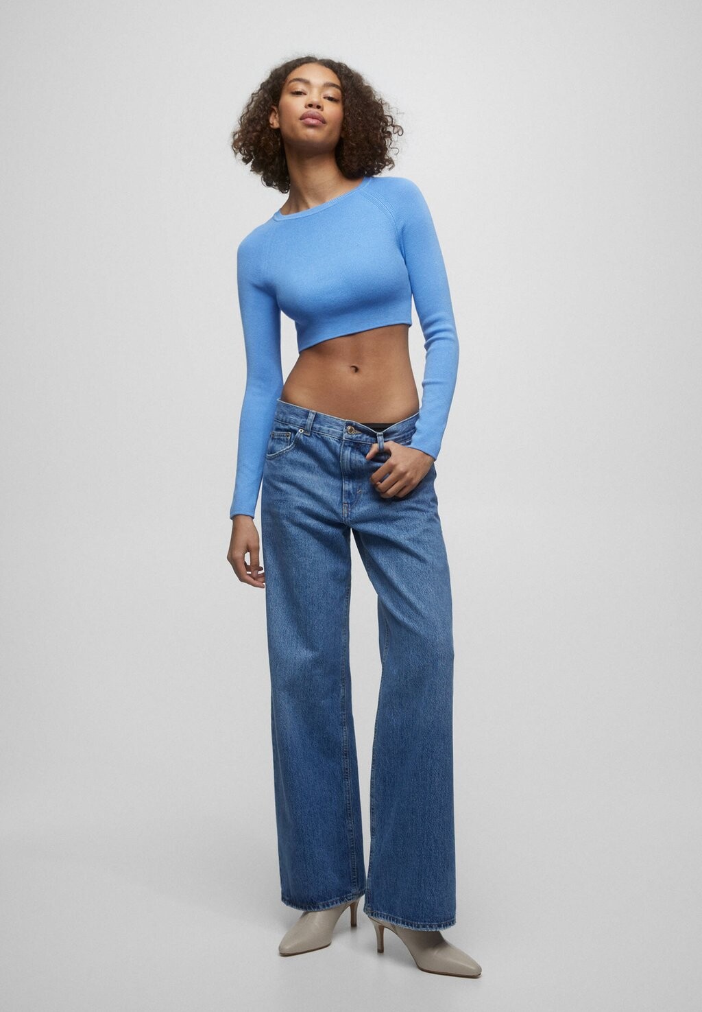 

Свитер PULL&BEAR, синий