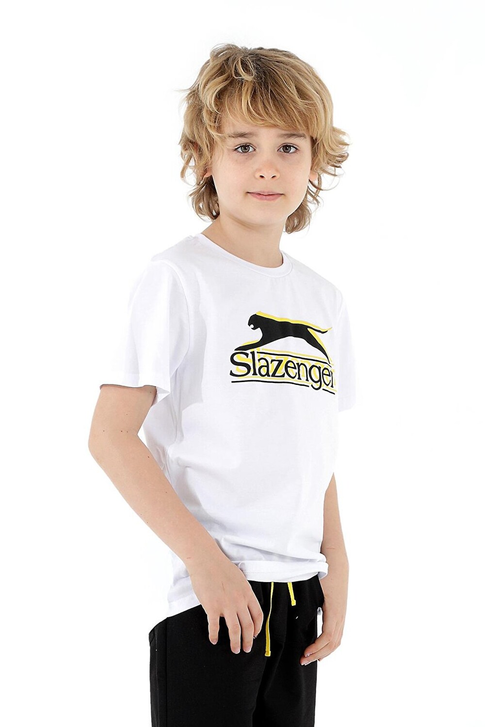 

Футболка PALLE для мальчика белая SLAZENGER