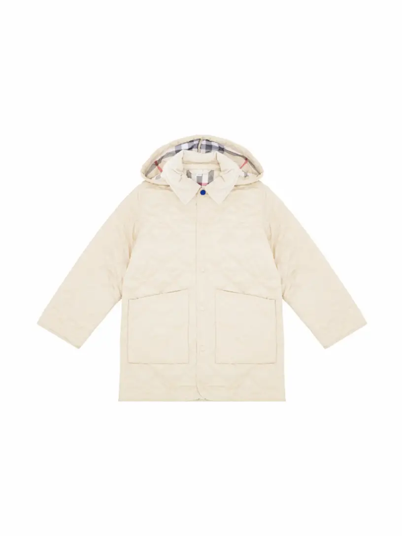 Стеганая куртка Burberry, бежевый