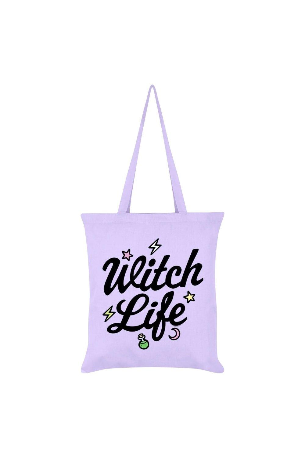 Большая сумка Witch Life Grindstore, фиолетовый жидкий чехол с блестками полумесяц и звезды на xiaomi redmi 6a сяоми редми 6а