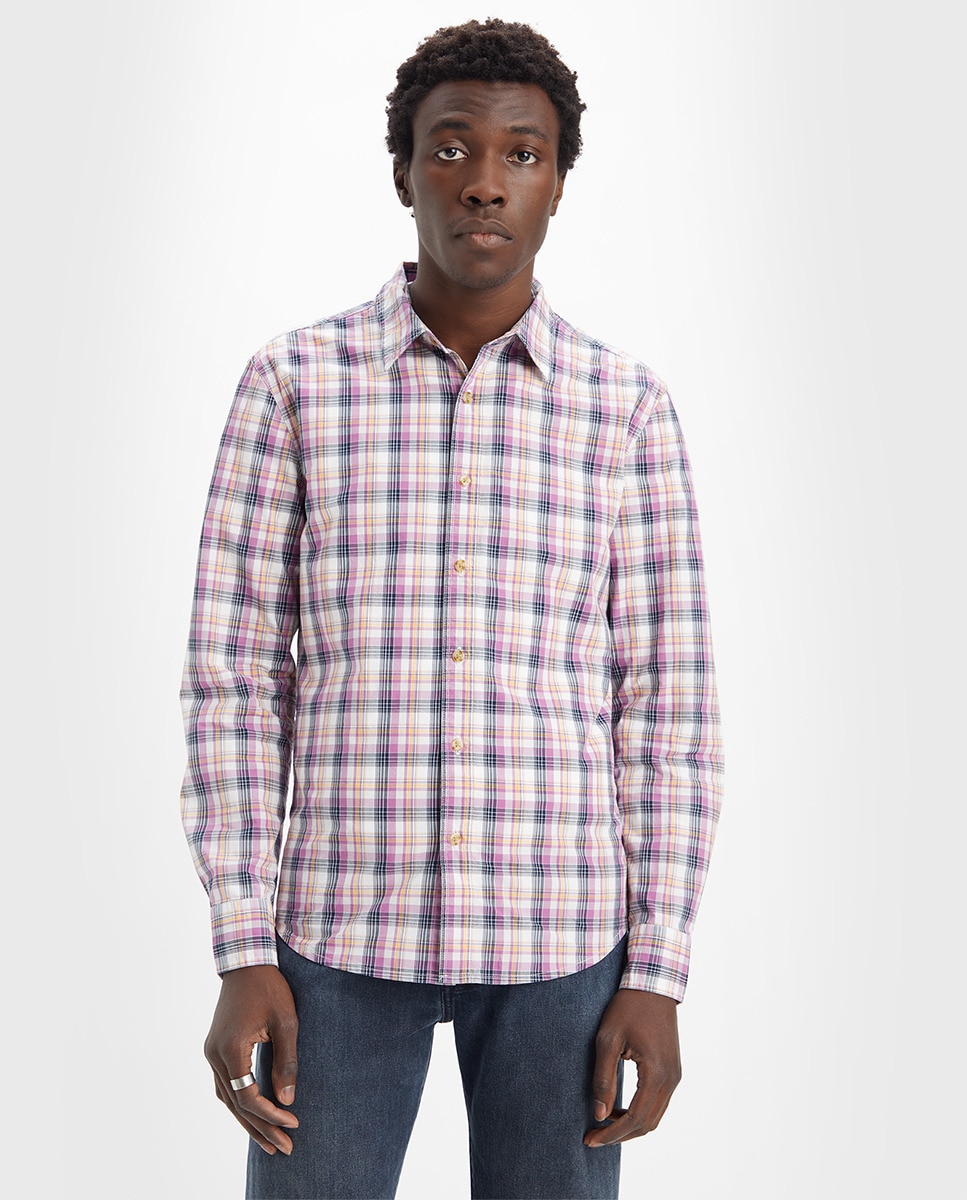 Мужская рубашка с длинным рукавом Levi's, мультиколор рубашка с длинными рукавами и принтом 1 s синий