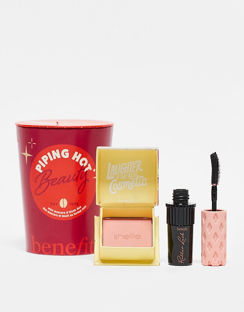 

Тушь для ресниц Benefit Piping Hot Beauty Mini Roller Lash и румяна Shellie Duo — экономия 31 %
