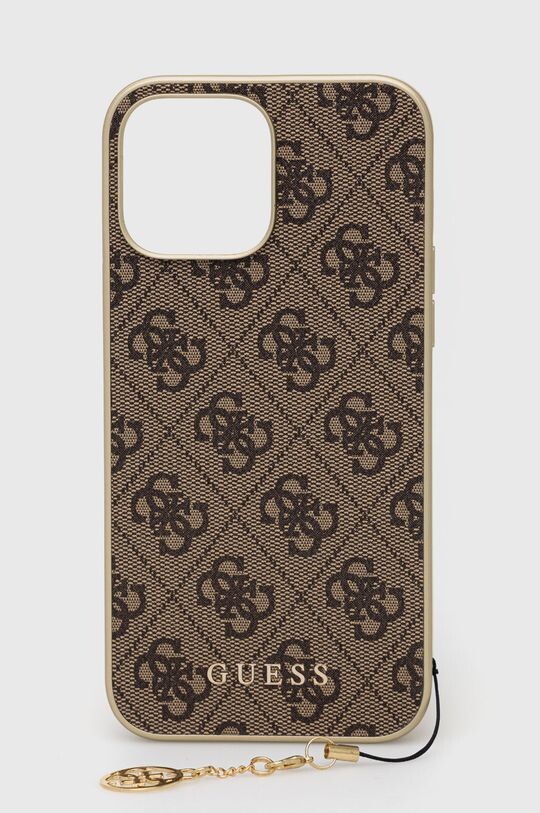 

Чехол для iPhone 13 Pro Max 6,7 дюйма Guess, коричневый