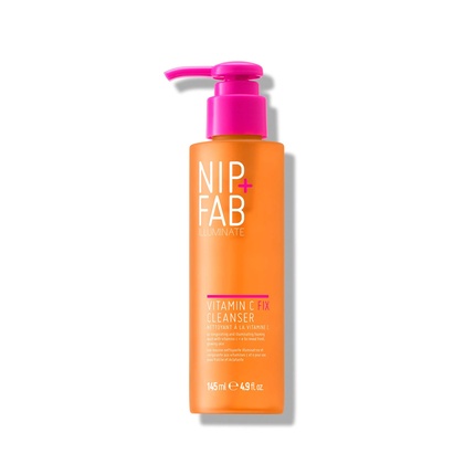 Nip + Fab Витамин C Fix Очищающий гель для лица с витамином С 145 мл, Nip+Fab nip fab очищающее средство для кожи с витамином с fix cleanser 145 мл