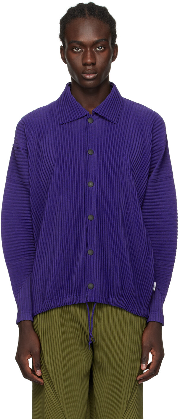 

Синяя куртка со складками Heather Homme Plisse Issey Miyake