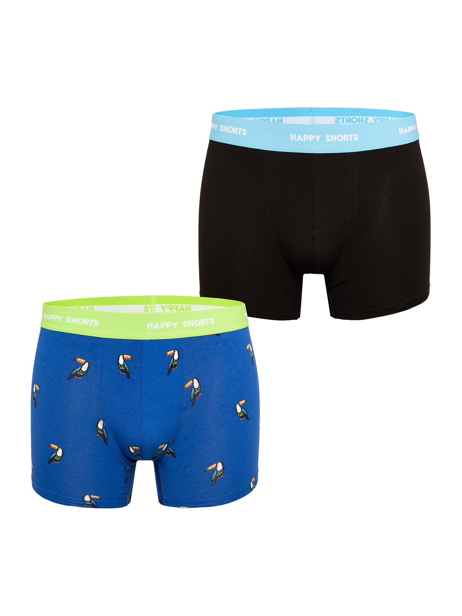 цена Боксеры Happy Shorts Retro Boxer Print Sets, цвет Neon Tucan