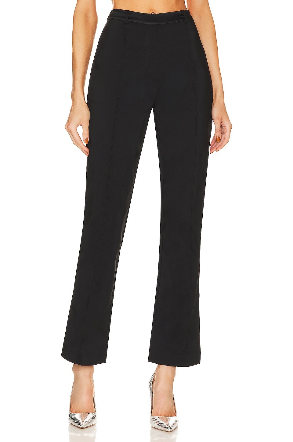 

Брюки fleur du mal Tailored Crystal Cutout, черный