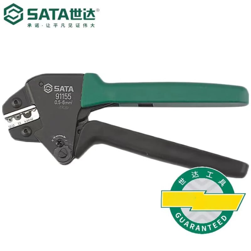 Shida 91155 Экономичные клещи для обжима оголенных клемм 0,5-6 мм² SATA