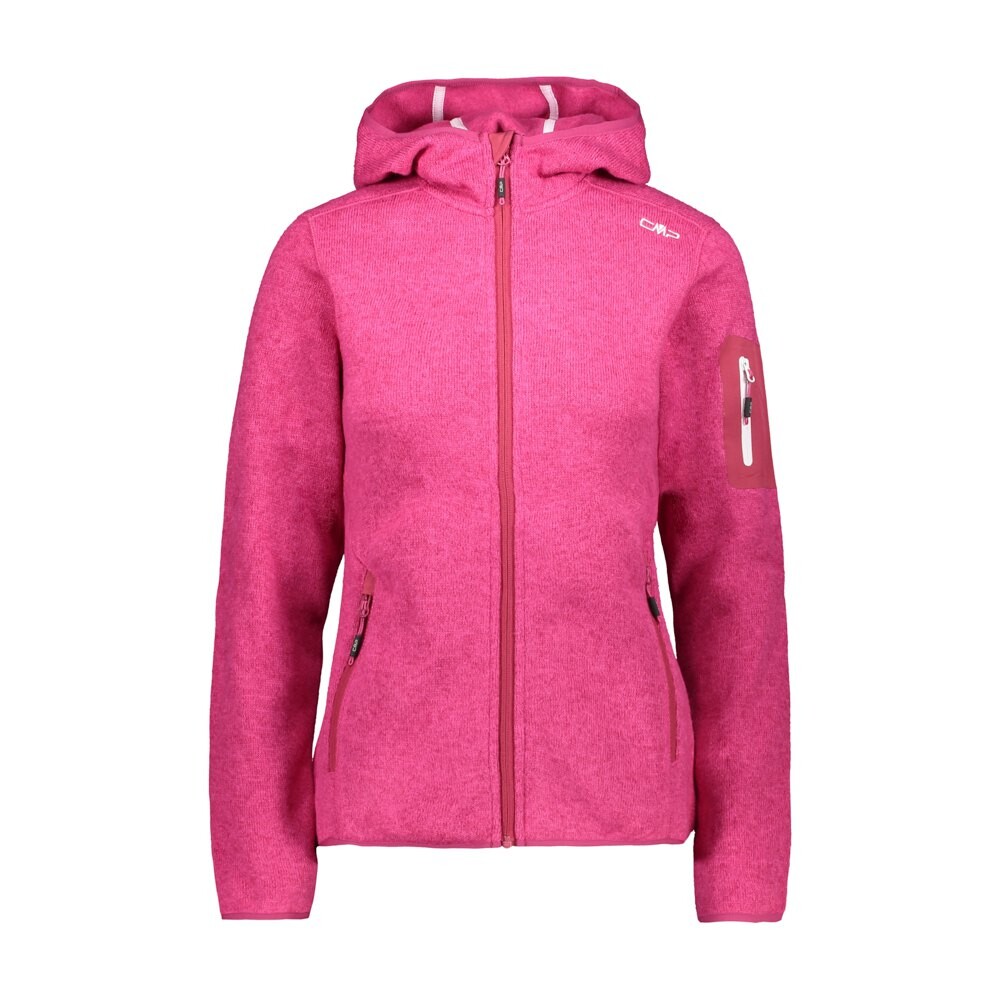 

Куртка CMP 3H19826 Hooded Fleece, розовый