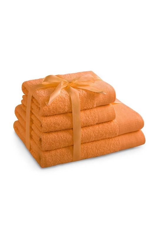 Набор полотенец из 4 упаковок Inne, оранжевый