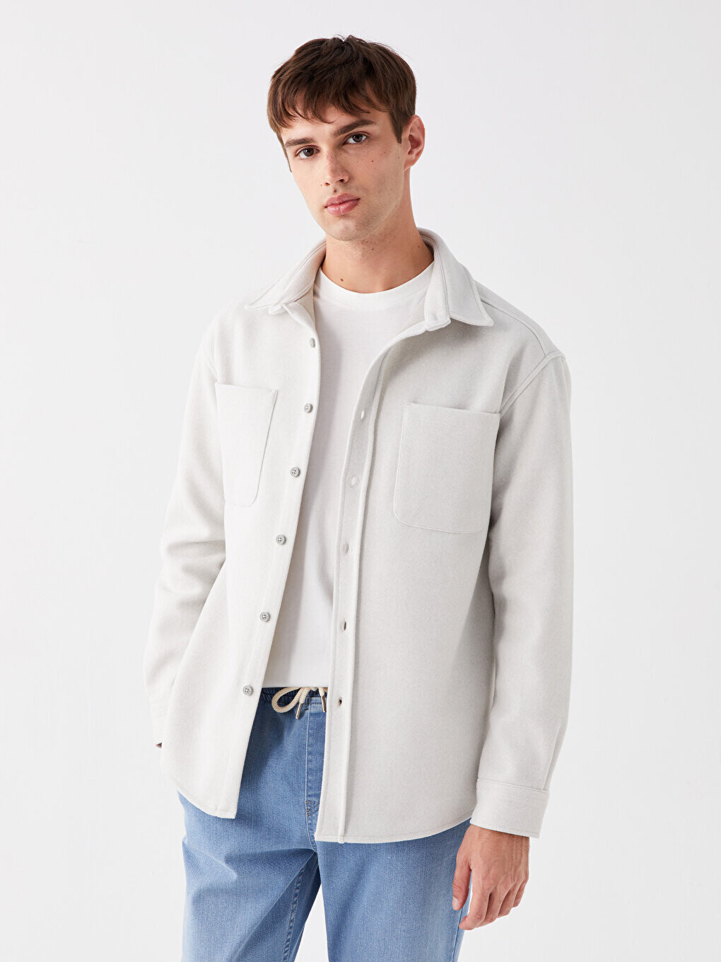 

Удобная мужская рубашка с длинным рукавом LCW Casual