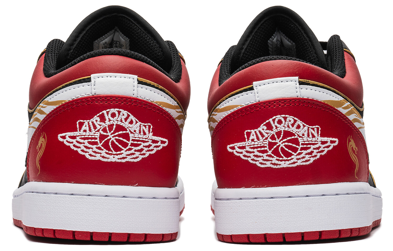 

Кроссовки Air Jordan 1 Skateboarding Shoes Men Low-top Black, черный