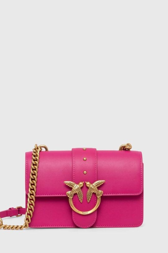

Кожаная сумочка Pinko, розовый