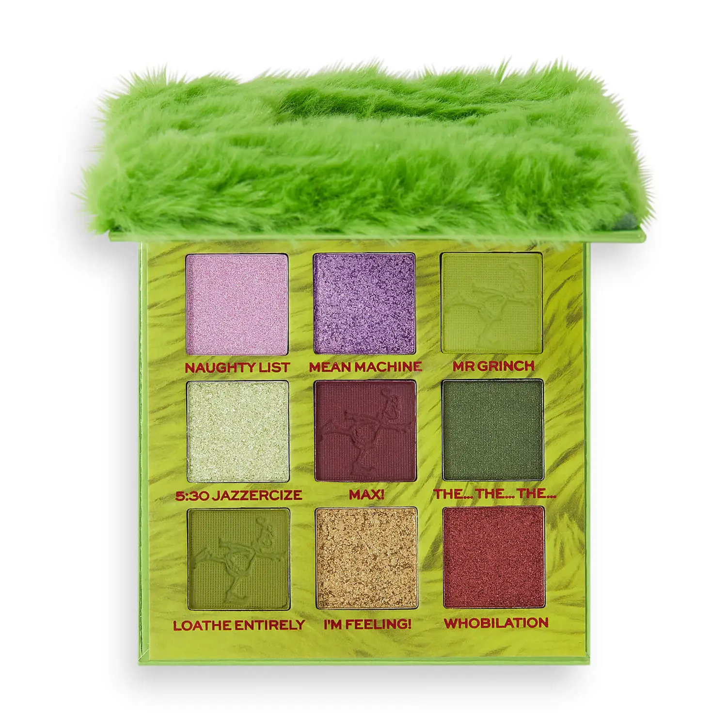 

Палетка теней The Grinch x Makeup Revolution Mean One Shadow Palette