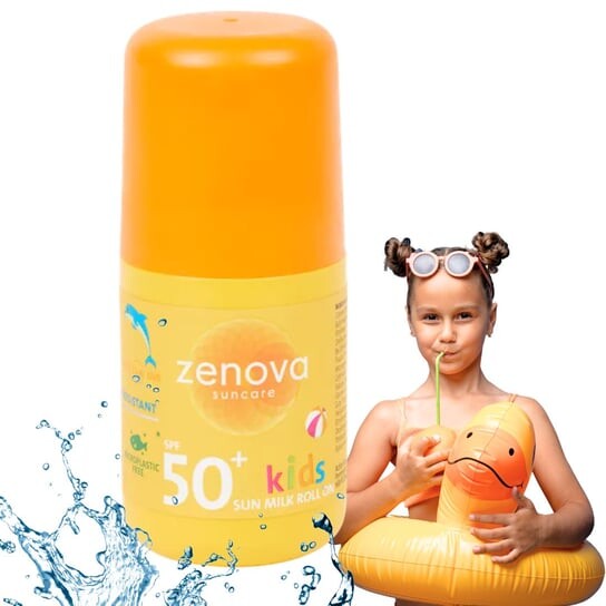 

Детский солнцезащитный крем в шариковом исполнении 50 SPF, 100 мл Zenova