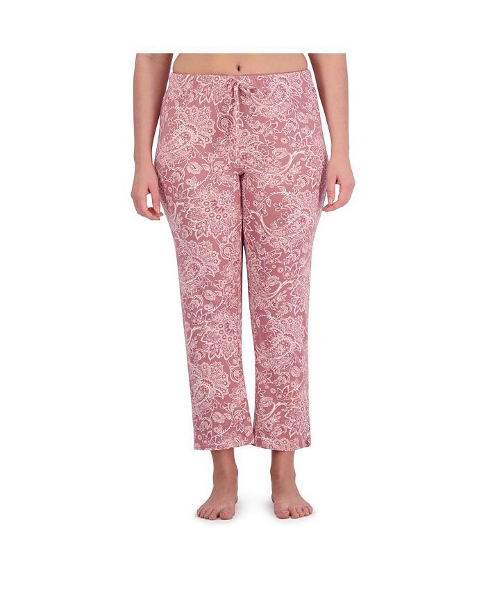 

Женские прямые пижамные брюки с завязками Tahari, цвет Bandana pink