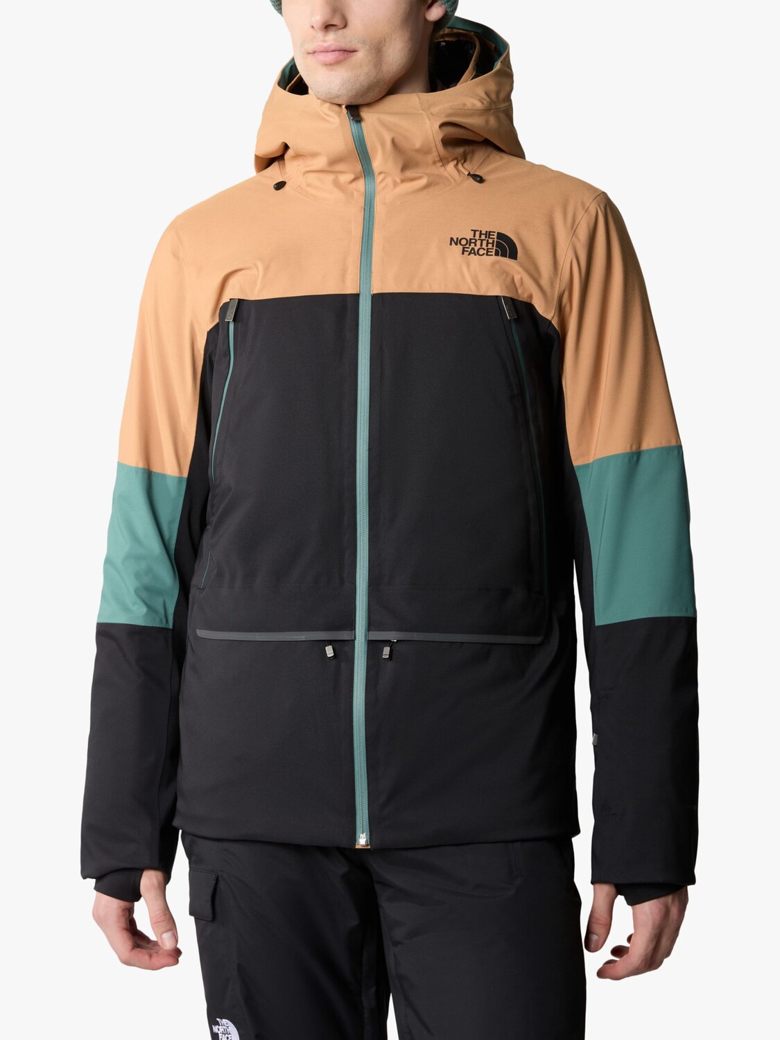

Водонепроницаемая мужская лыжная куртка Zarre The North Face, черное/миндальное масло, Черный