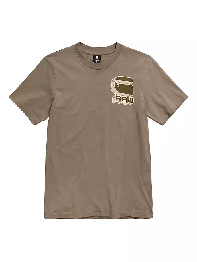 

Футболка с круглым вырезом с рисунком Shadow G-Star Raw, цвет turf