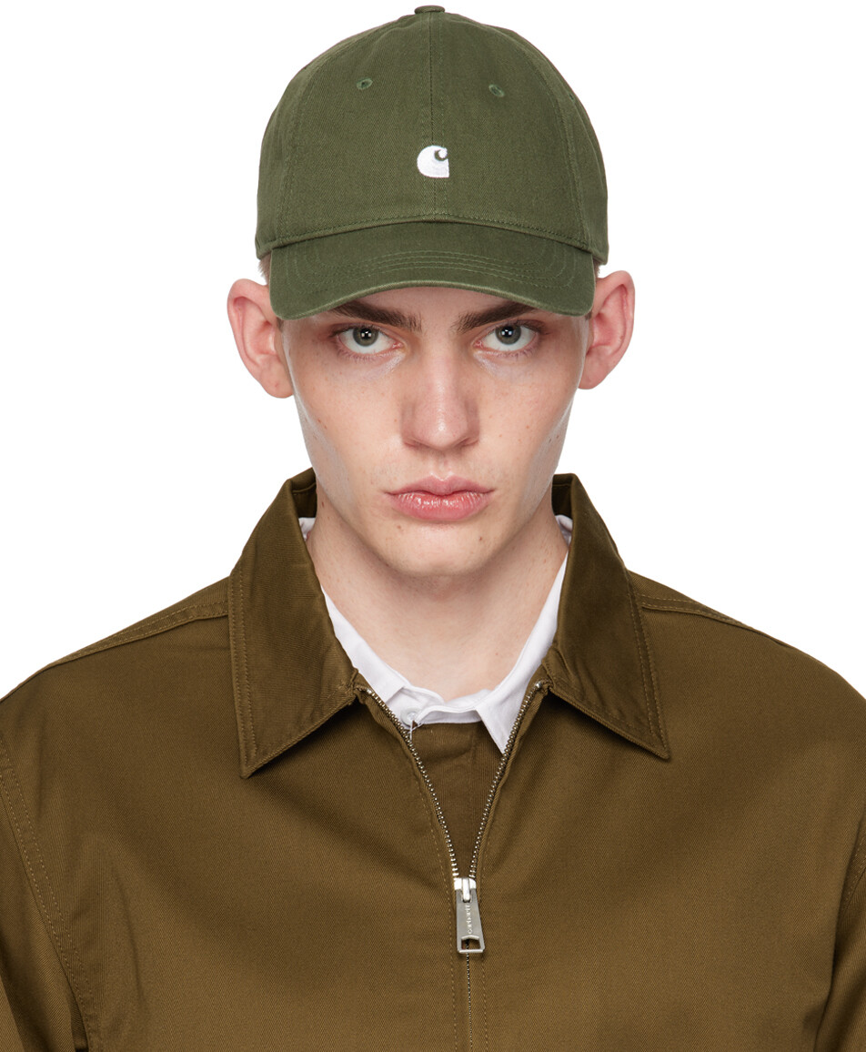 

Зеленая кепка с логотипом Madison Carhartt Work In Progress