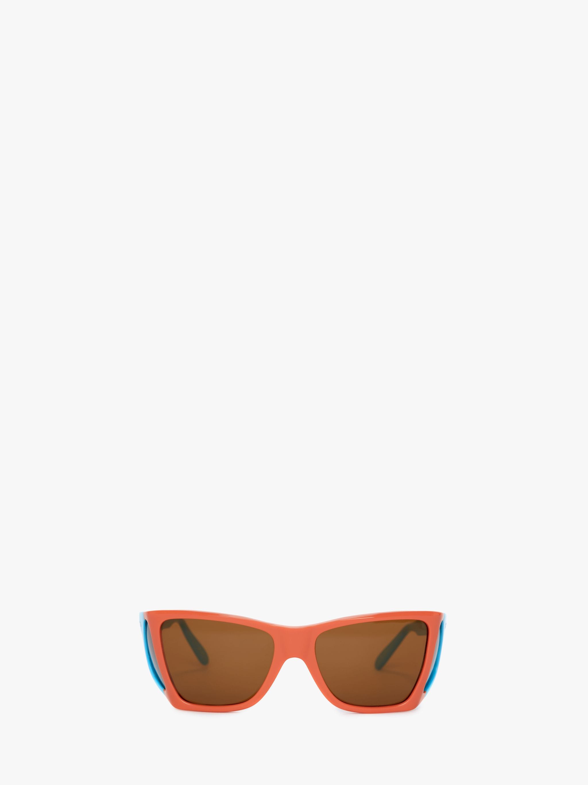 Солнцезащитные очки в широкой оправе JW Anderson, синий